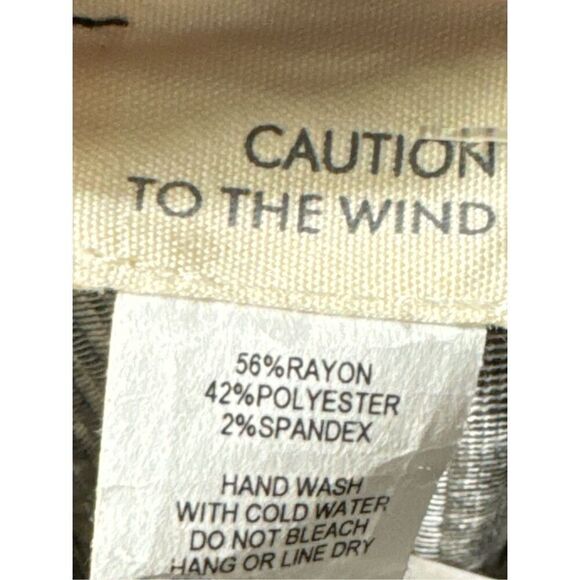 NEW Caution To‎ The Wind Women's Striped Tie Waist Jumpsuit sz L Nautical Beachy - Picture 6 of 6